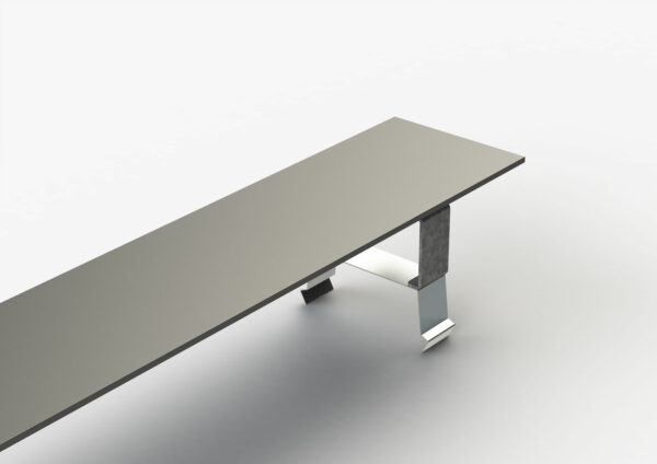 File 2 System - Extruded aluminium closing cover