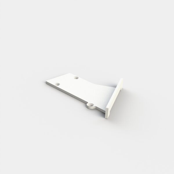 couple of closure head for asymmetric recessed profile