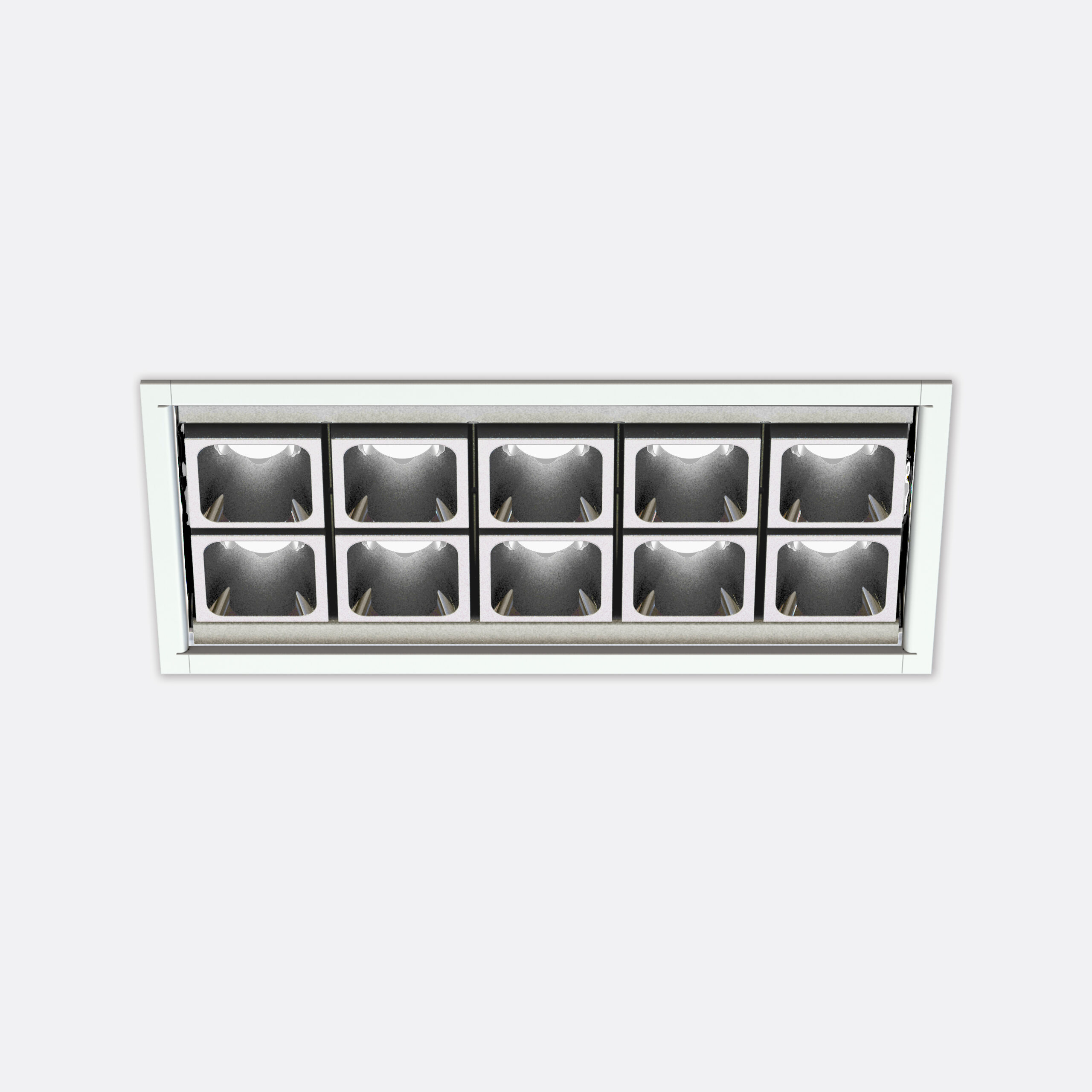 Leva 5+5 incasso frame - kit - immagine 2